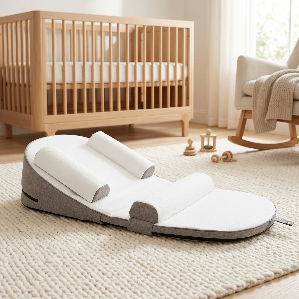 Comfort Wedge Pillow for Infants with Soft Memory Foam Support