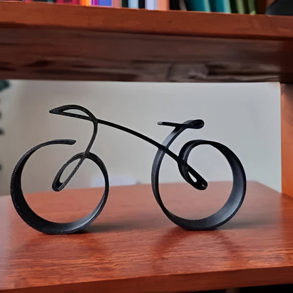 Sleek Bicycle Art Sculpture for Modern Workspaces