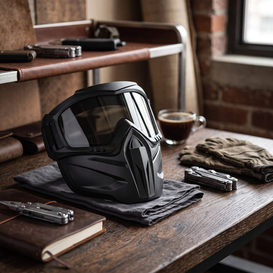 All-Around Protective Face Shield with Removable Goggles