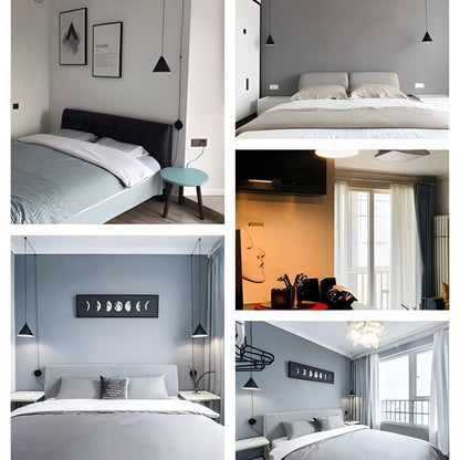 Sleek Black Hanging Light Fixture for Modern Spaces