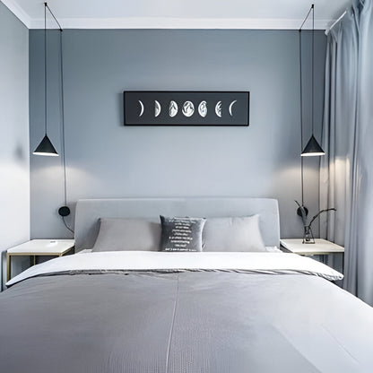 Sleek Black Hanging Light Fixture for Modern Spaces
