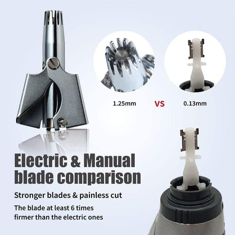 Precision Manual Grooming Tool for Nose and Ear Hair
