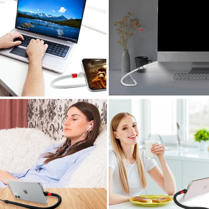 All-in-One Charging Cable and Stand with Smart Features