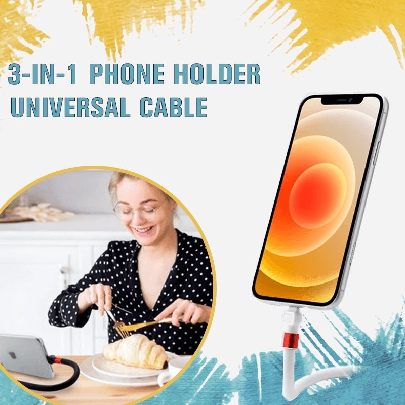 All-in-One Charging Cable and Stand with Smart Features