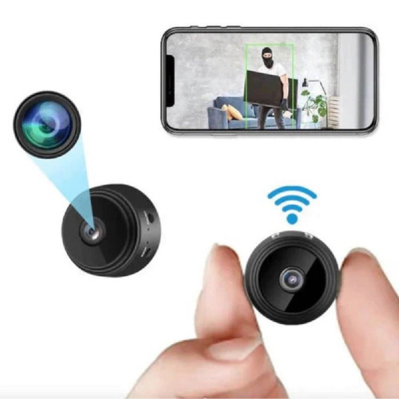 Sleek WiFi Surveillance Camera with Enhanced Night Vision