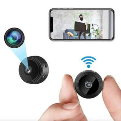 Sleek WiFi Surveillance Camera with Enhanced Night Vision