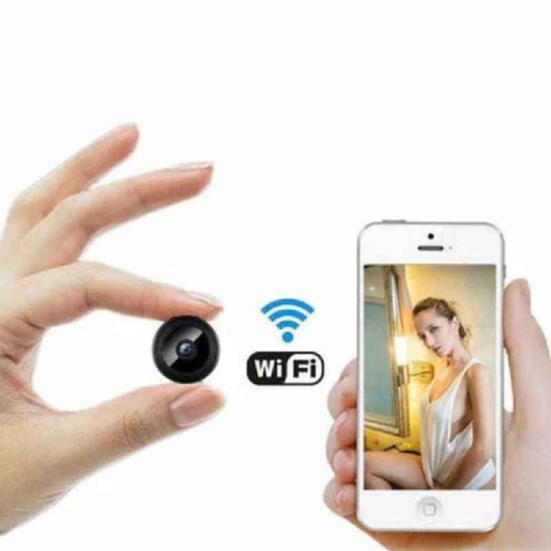Sleek WiFi Surveillance Camera with Enhanced Night Vision