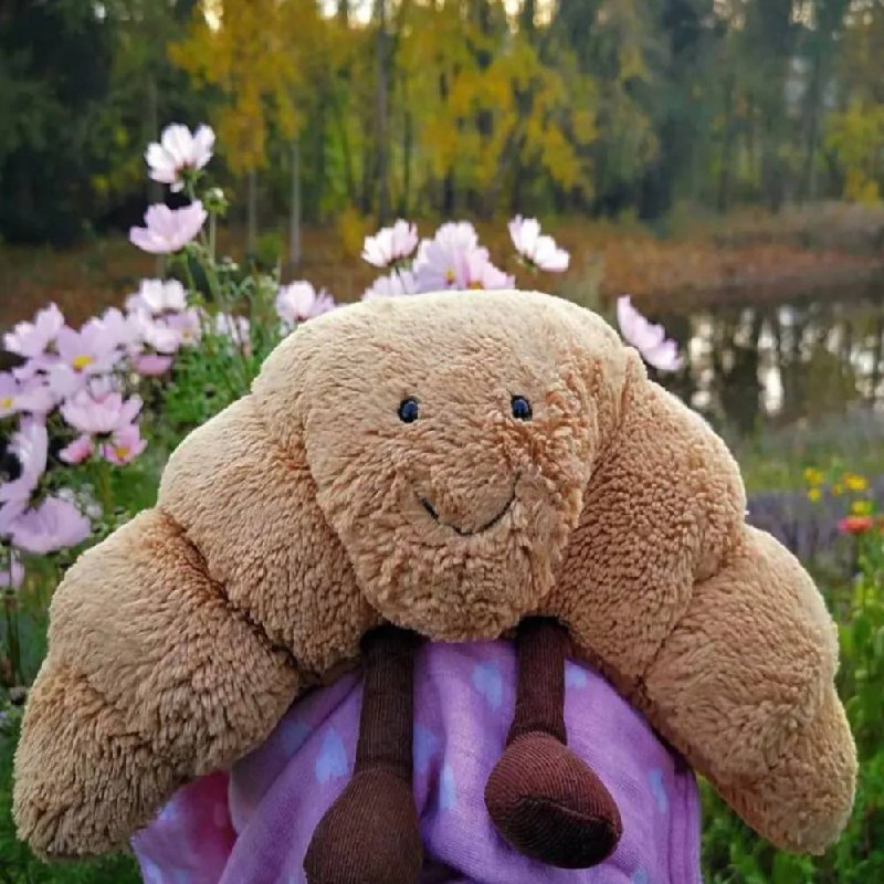Happy Hug Pillow - 13-Inch Soft Cuddle Cushion