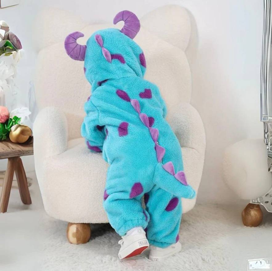 Adorable Toddler Animal Jumpsuit in Soft Hypoallergenic Fabric