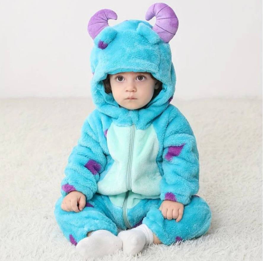 Adorable Toddler Animal Jumpsuit in Soft Hypoallergenic Fabric