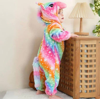 Adorable Toddler Animal Jumpsuit in Soft Hypoallergenic Fabric