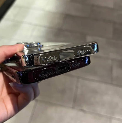 Luxurious Magnetic Phone Case with Metallic Shine