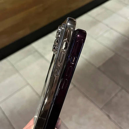 Luxurious Magnetic Phone Case with Metallic Shine