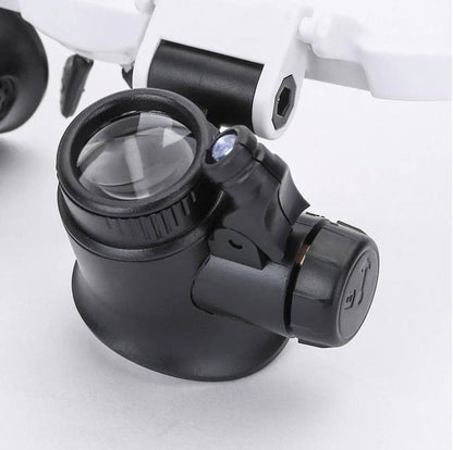 Versatile LED Magnifier with Triple Lens Options