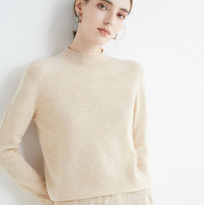 Luxurious Cashmere Blend Women's Pullover Sweater