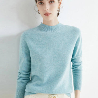 Luxurious Cashmere Blend Women's Pullover Sweater