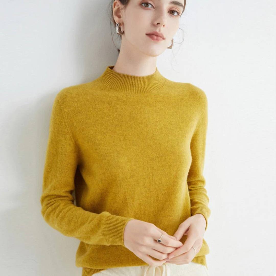 Luxurious Cashmere Blend Women's Pullover Sweater
