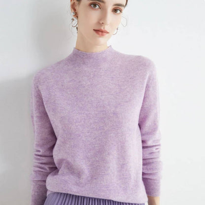 Luxurious Cashmere Blend Women's Pullover Sweater