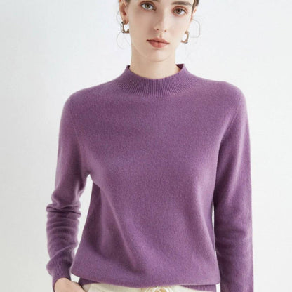 Luxurious Cashmere Blend Women's Pullover Sweater