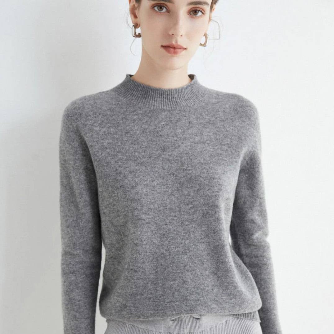 Luxurious Cashmere Blend Women's Pullover Sweater