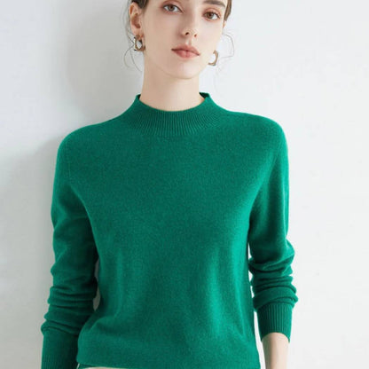 Luxurious Cashmere Blend Women's Pullover Sweater