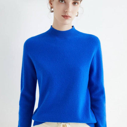 Luxurious Cashmere Blend Women's Pullover Sweater