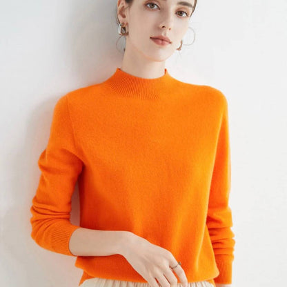 Luxurious Cashmere Blend Women's Pullover Sweater