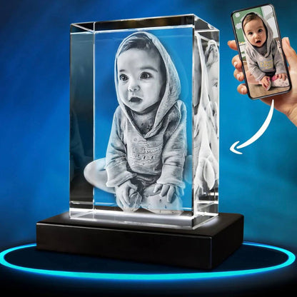 Customizable Crystal Pet Memorial Keepsake