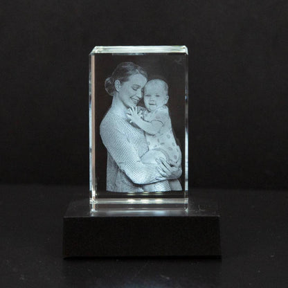 Customizable Crystal Pet Memorial Keepsake