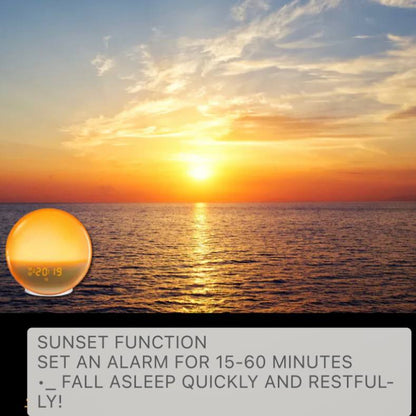 Gentle Wake-Up Light with Bluetooth and App Control