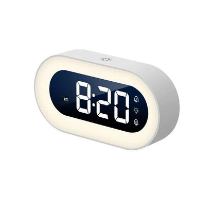 SootheSmart LED Alarm Clock with Adjustable Night Light & Music