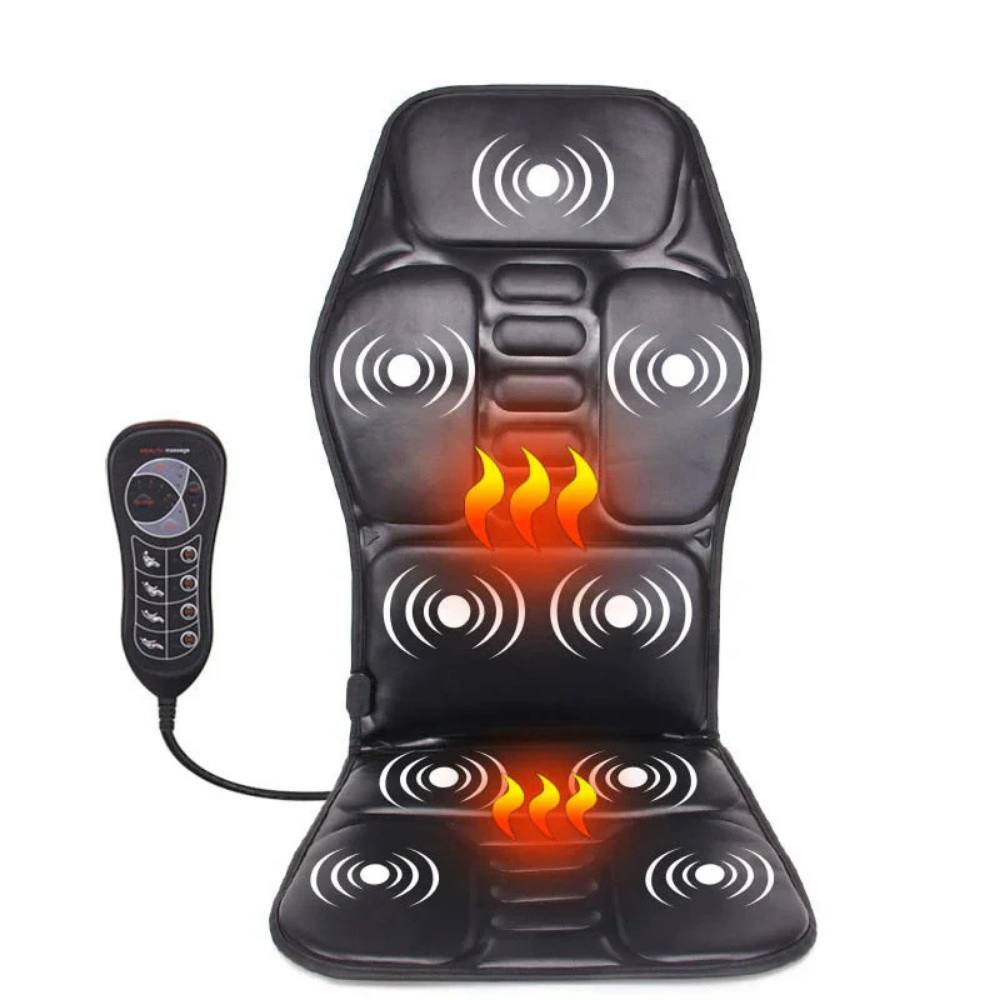 ComfortWave Heated Massage Cushion with Remote Control