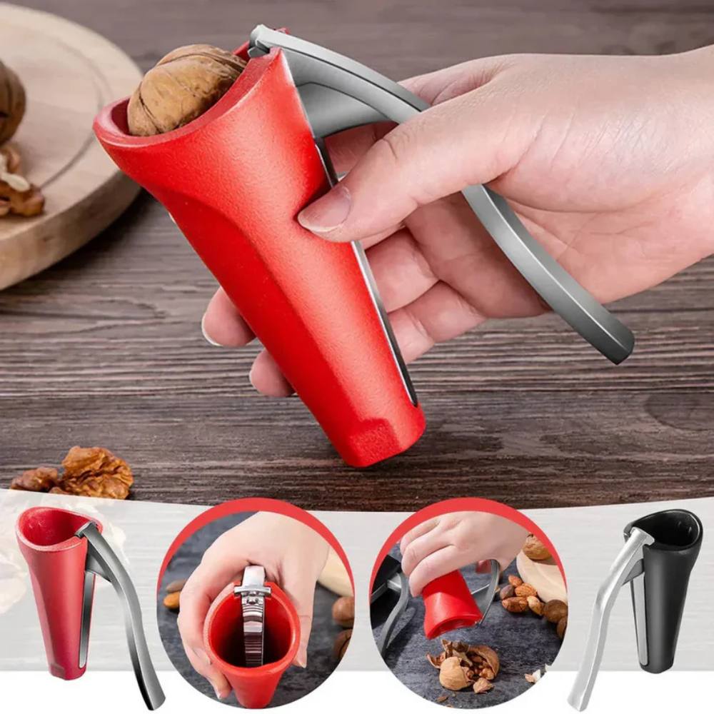 Effortless Nut Cracker with Lever Action for Easy Snacking