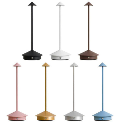 Touch-Controlled Rechargeable LED Lamp with Adjustable Brightness