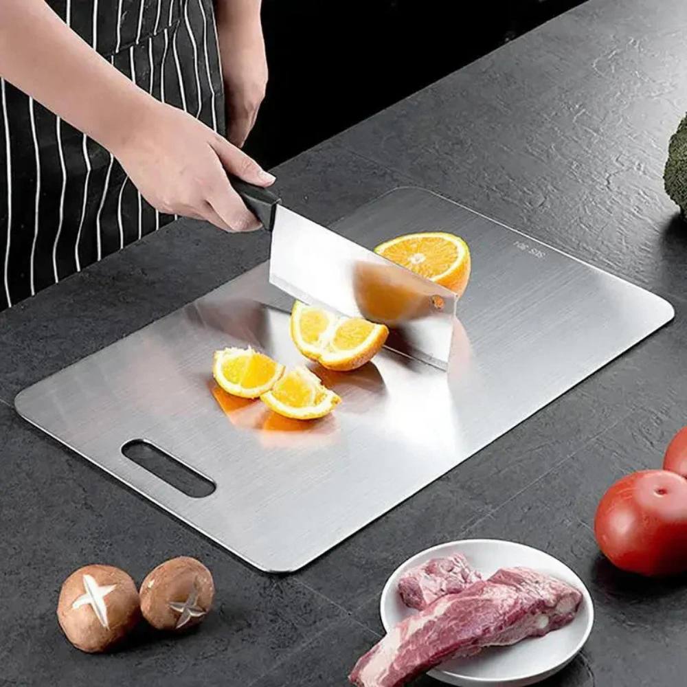 HygienePro Stainless Cutting Board for Effortless Food Prep