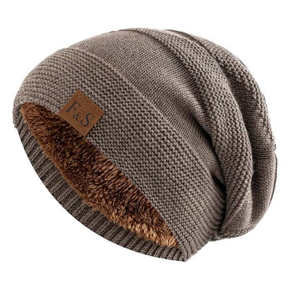 ChillGuard Slouchy Beanie for Men - Cozy Knit Cap for Winter