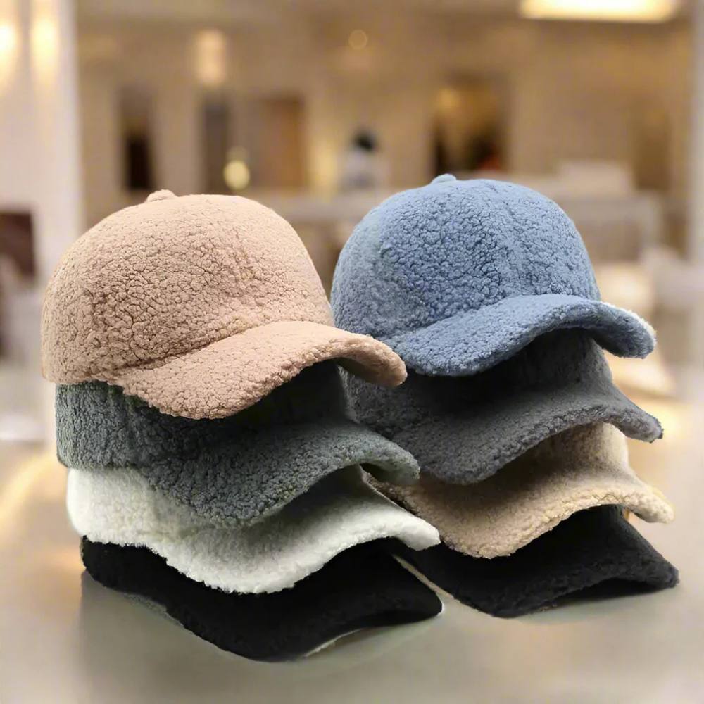 Cozy Plush Cap for Fall and Winter Adventures