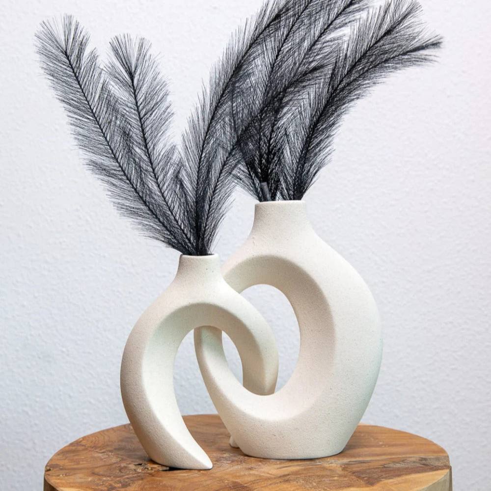 Charming Woven Ceramic Vase for Beautiful Floral Displays