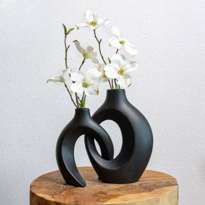 Charming Woven Ceramic Vase for Beautiful Floral Displays