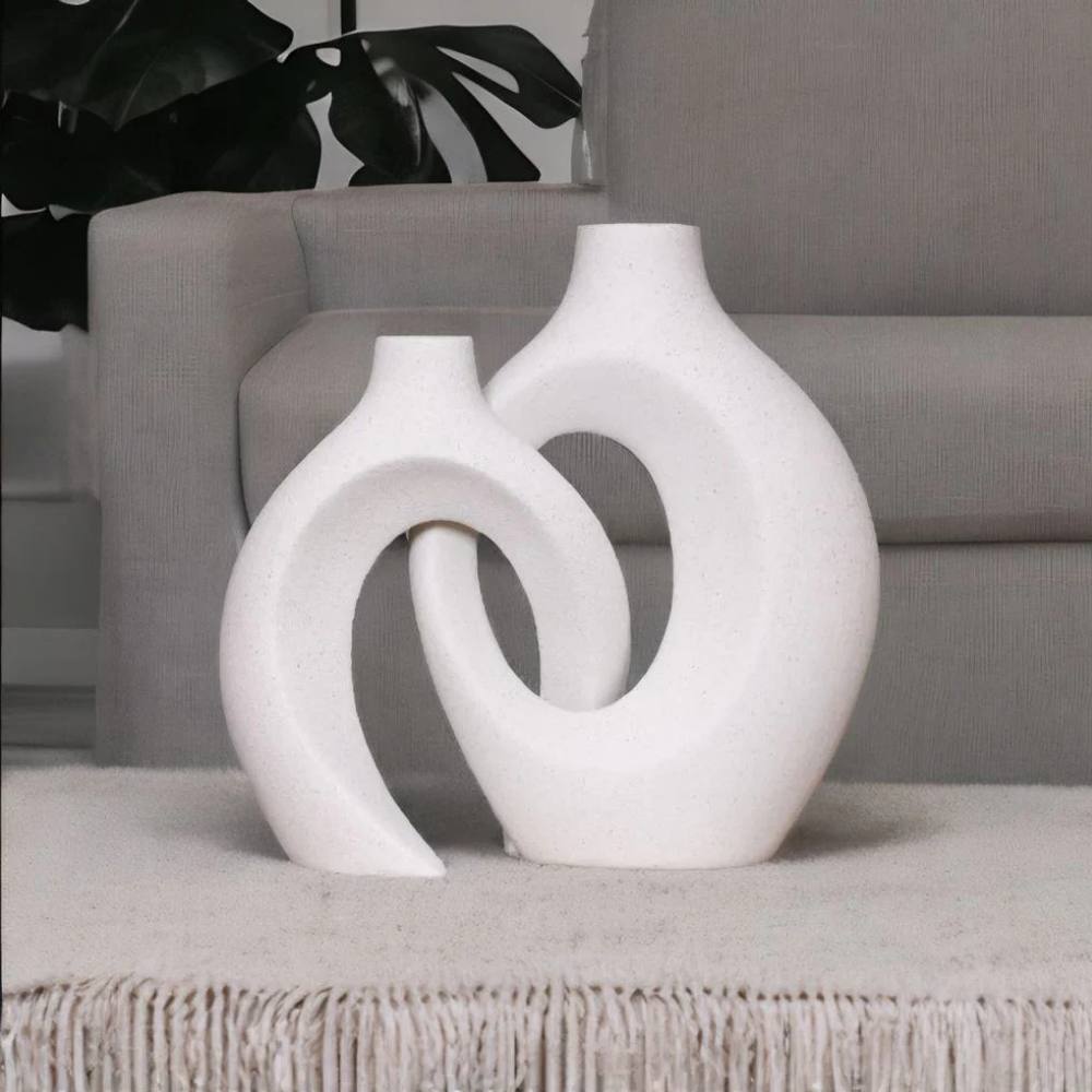 Charming Woven Ceramic Vase for Beautiful Floral Displays