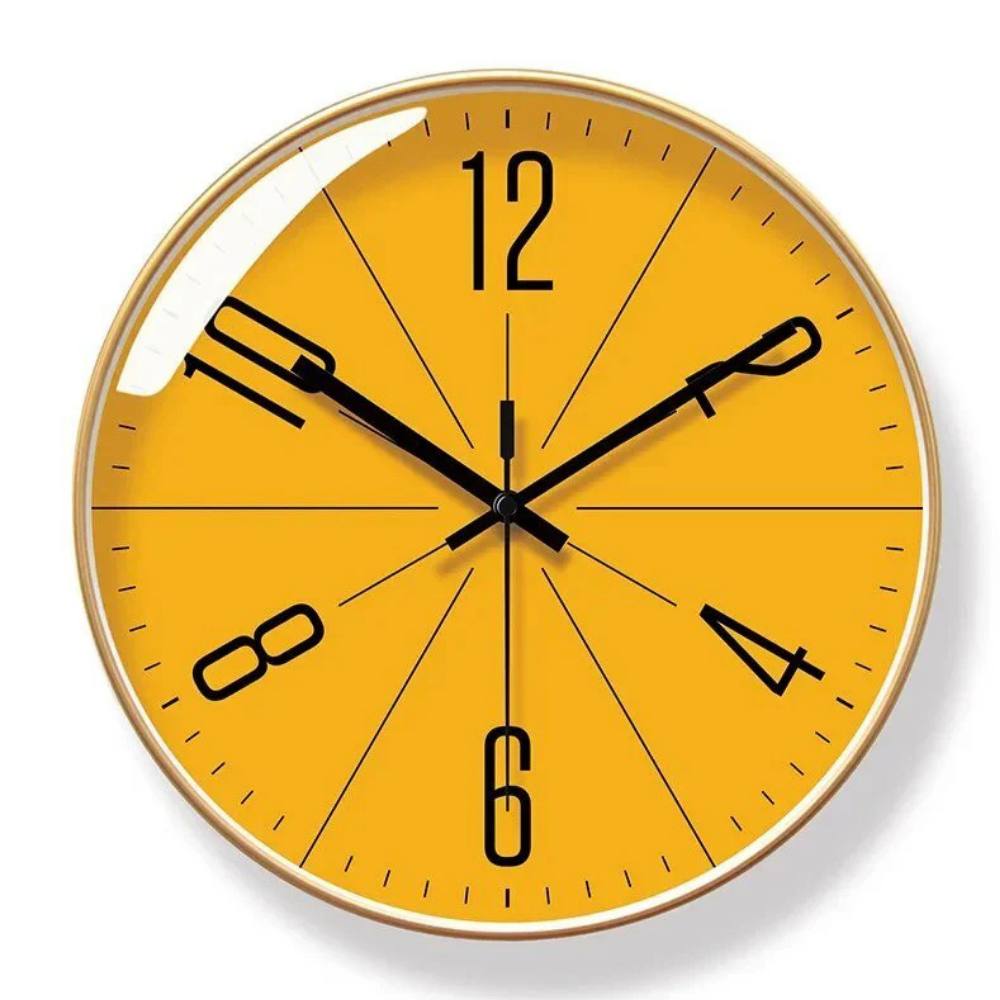 Sleek Silent Wall Clock for Modern Living Spaces