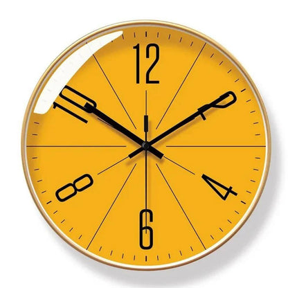 Sleek Silent Wall Clock for Modern Living Spaces
