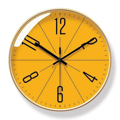 Sleek Silent Wall Clock for Modern Living Spaces