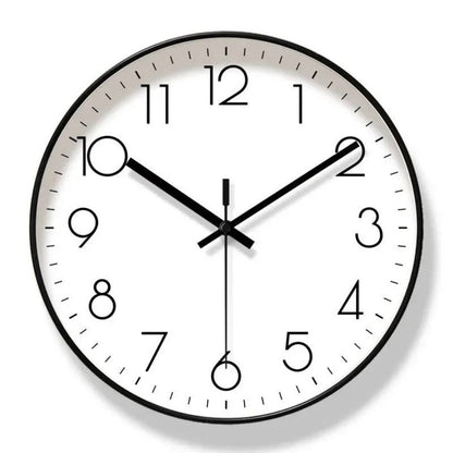 Sleek Silent Wall Clock for Modern Living Spaces