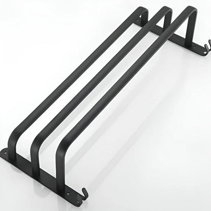 Sleek Wall-Mounted Towel Organizer with 3-Tier Storage