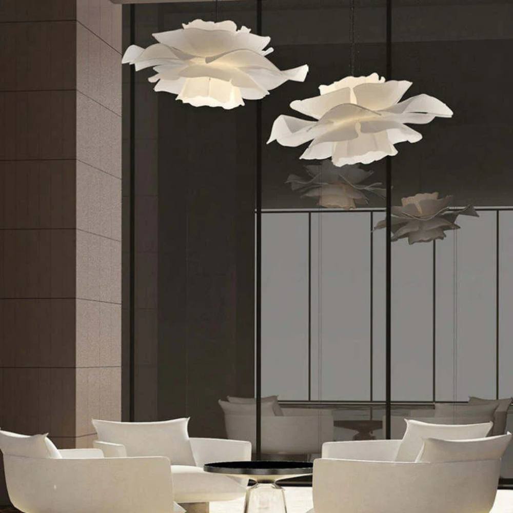 Elegant Floral Pendant Lamp with Adjustable Brightness