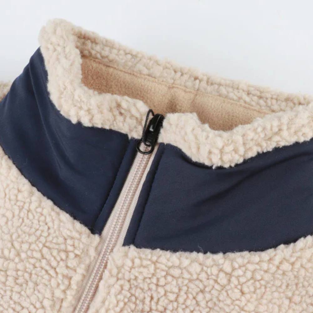 Warmth-Ready Fleece Vest with Custom Heating Zones