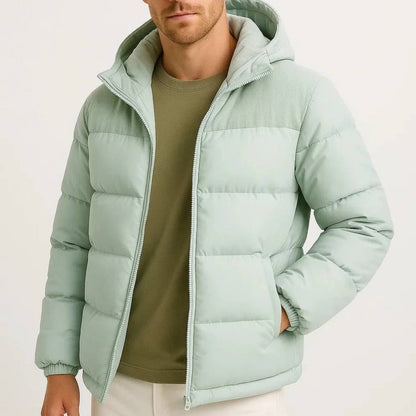 Men's Ultra-Light Insulated Jacket with Adjustable Hood