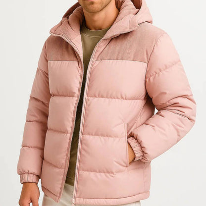 Men's Ultra-Light Insulated Jacket with Adjustable Hood