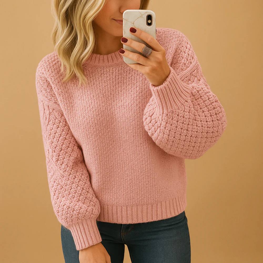 Chic Knit Sweater for Cozy Comfort in Cold Weather